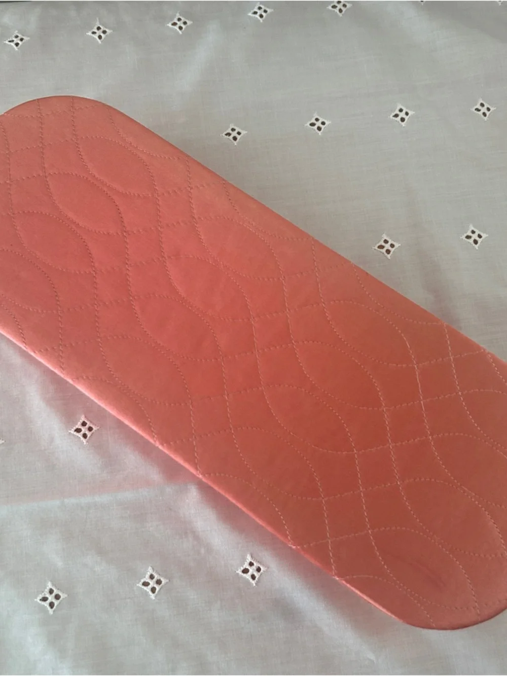 Vintage Jay Hawk NY Coral Pink Satin Vanity Boxes Set of 3 Dream House